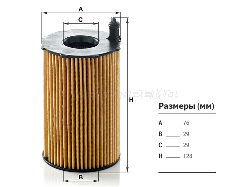 Фильтр масляный (картридж) VW TOUAREG 3,0 11- /AUDI Q7 3,0 07-15 /A6 /A7 /A8 3,0 10-17 DIESEL (MANN: HU8005Z)