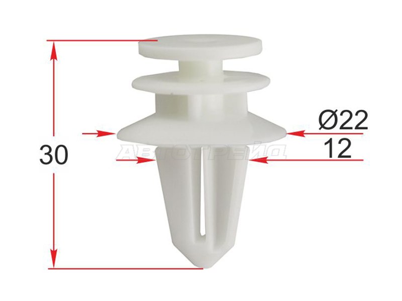 Клипса обшивки двери CHRYSLER (1 шт.) (SAT: ST-M12539)