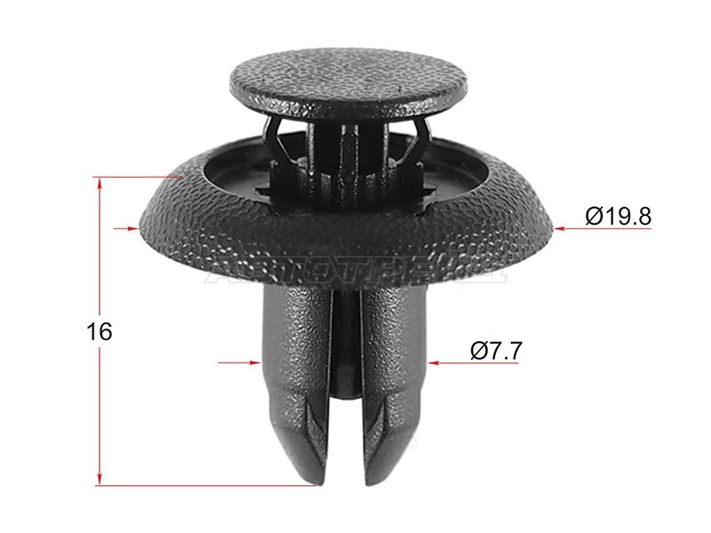 Клипса крепежная TOYOTA /LEXUS /MAZDA (1 шт.) (SAT: ST-KJ-2468)