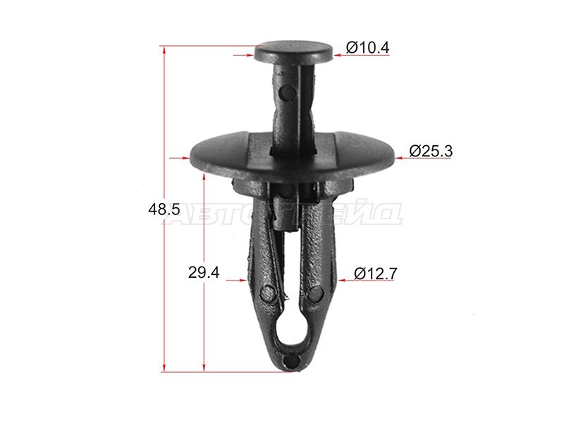 Клипса защиты бампера GM (1 шт.) (SAT: ST-M10856)