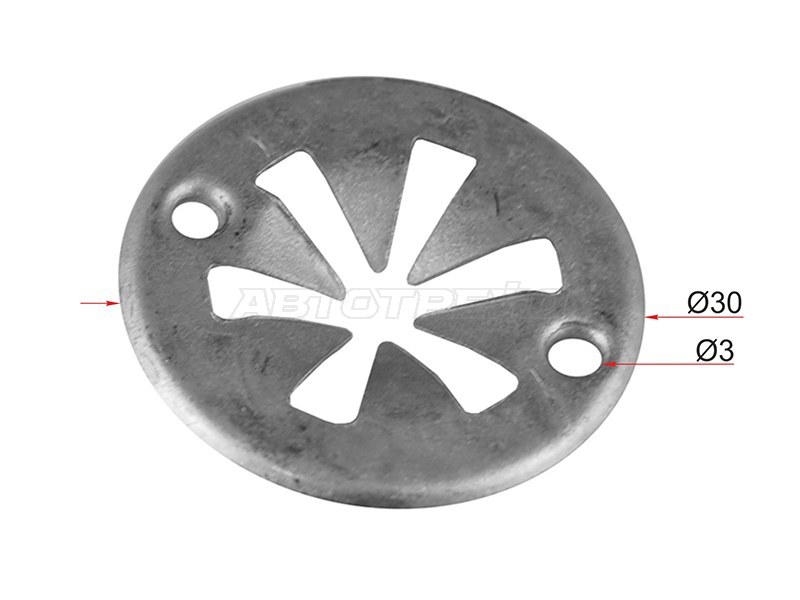 Клипса прижимная VAG /FORD /SEAT (1 шт.) (SAT: ST-KE-044)