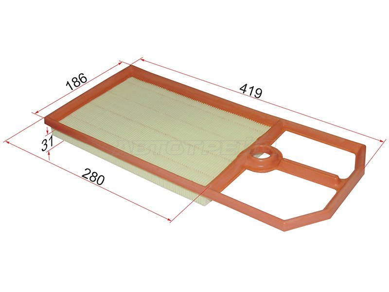 Фильтр воздушный SKODA OCTAVIA 00- /VOLKSWAGEN GOLF 99-06 (SAT: ST-036129620F)
