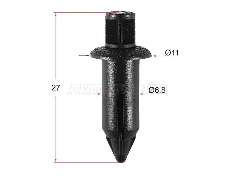 Клипса GM /TOYOTA /LEXUS /MITSUBISHI (1 шт.) (SAT: ST-KJ-204E)