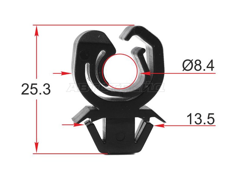 Клипса эл. проводки GM /OPEL (1 шт.) (SAT: ST-M12488)