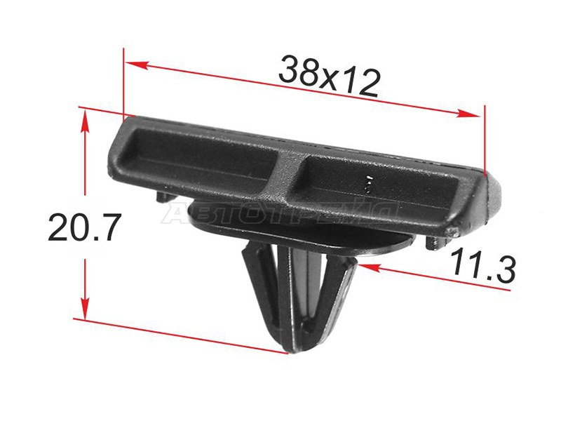 Клипса молдинга кузова JEEP /LAND ROVER (1 шт.) (SAT: ST-M12214)