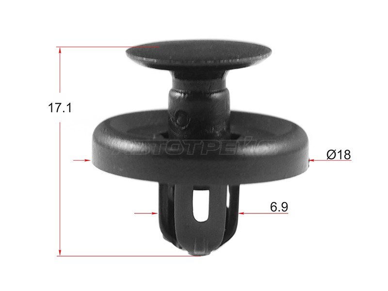 Клипса защиты бампера TOYOTA /LEXUS /SUBARU (1 шт.) (SAT: ST-KJ-323)