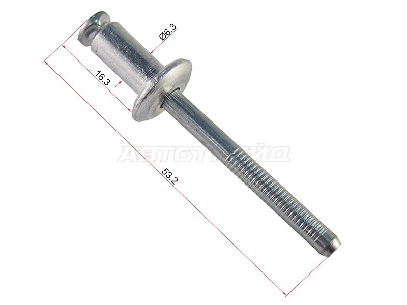 Клипса заклепка GM (1 шт.) (SAT: ST-M11710)