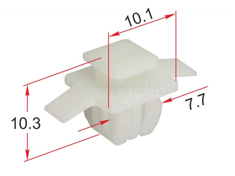 Клипса молдинга кузова HONDA (1 шт.) (SAT: ST-KJ-2428)