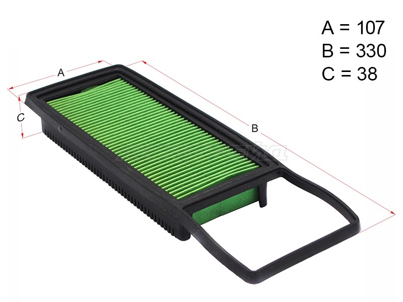 Фильтр воздушный HONDA FIT /JAZZ 02-08 (HOSU: HSAF0007)