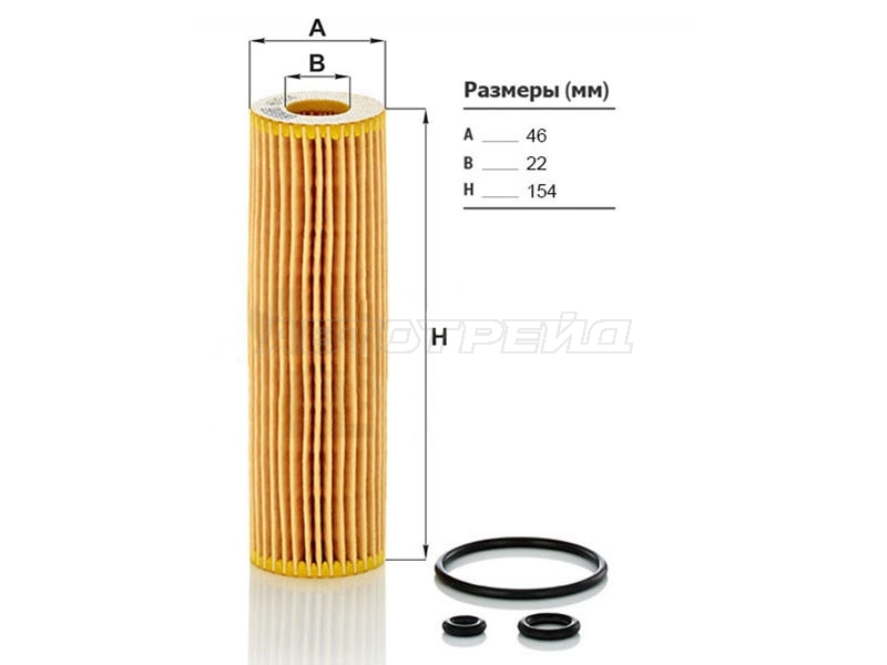 Фильтр масляный (картридж) MERCEDES C-CLASS W203 / C-CLASS W204 / E-CLASS W211 / E-CLASS W212 / SPRINTER W906 (MANN: HU514X)