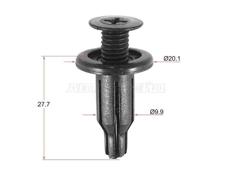 Клипса бампера HONDA /SUZUKI /DAEWOO /GM (1 шт.) (SAT: ST-KJ-2294)