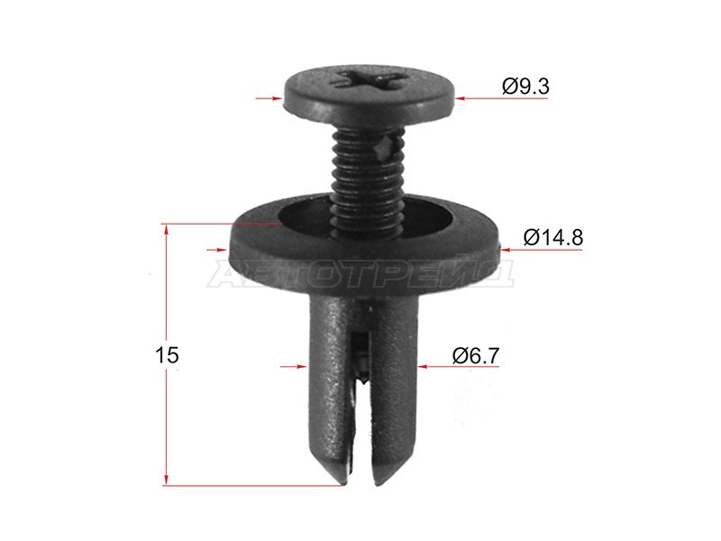 Клипса NISSAN /HONDA (1 шт.) (SAT: ST-M11584)