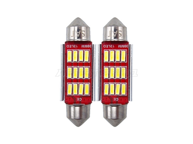 Лампа дополнительного освещения 12V C5W 9x39мм Canbus LED (Комплект 2 шт.) (SAT: ST-175-0077)