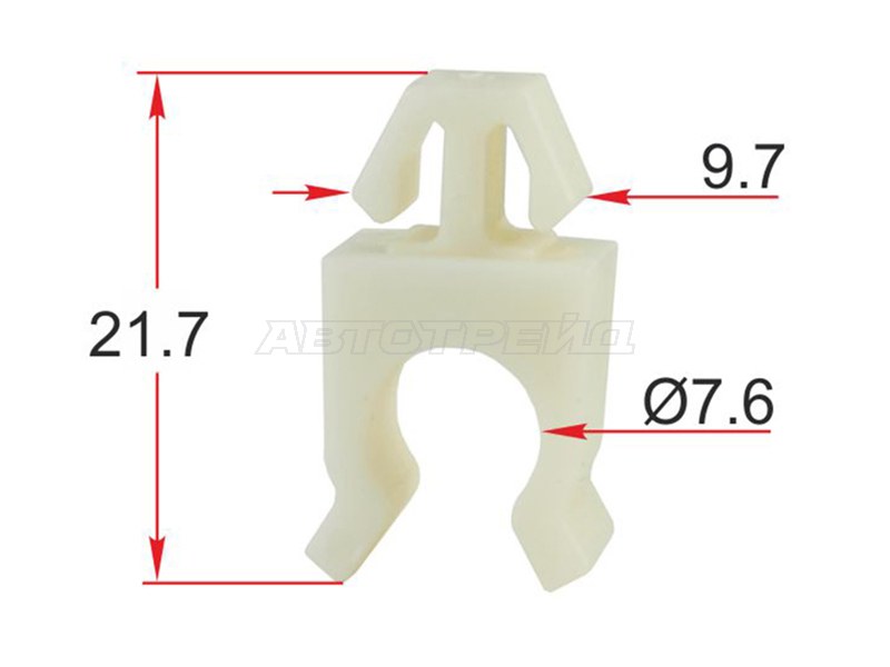 Клипса упора капота FORD (1 шт.) (SAT: ST-M12496)