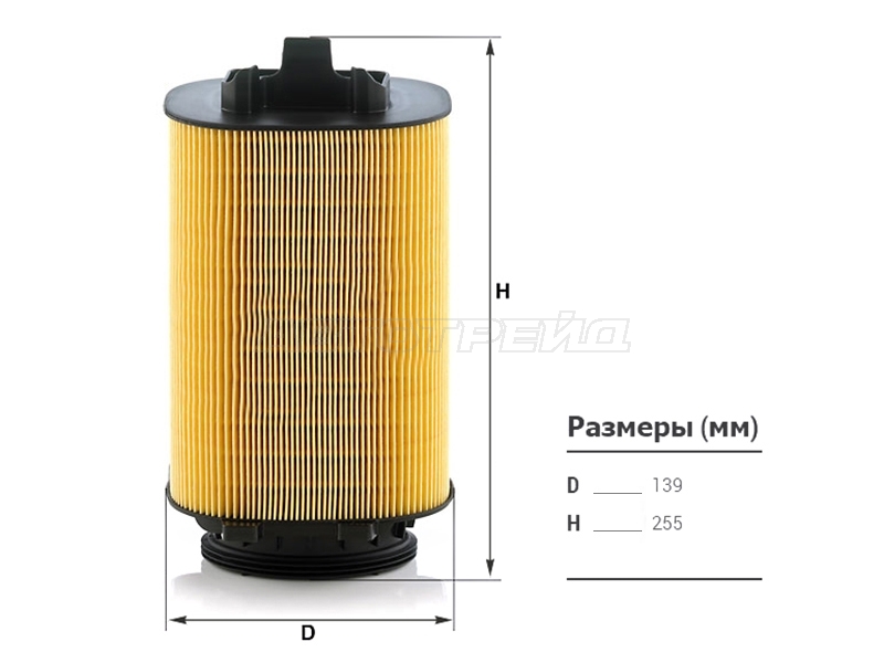 Фильтр воздушный MERCEDES C-CLASS W204 12-14 /E-CLASS W212 13-16 /GLC X253 15- /GLK X204 13-15 /INFINITI (MANN: C14006)