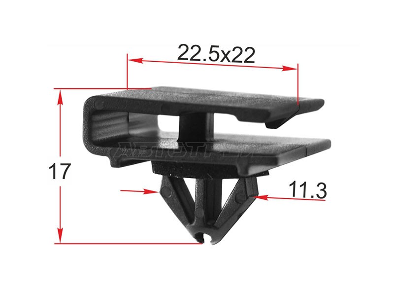 Клипса молдинга кузова HYUNDAI /KIA (1 шт.) (SAT: ST-M12361)