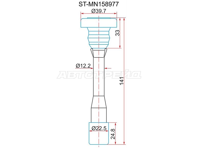 Наконечник катушки MITSUBISHI 4G63 /4G63 /4G93 /4G92 (MD362907) (SAT: ST-MN158977)