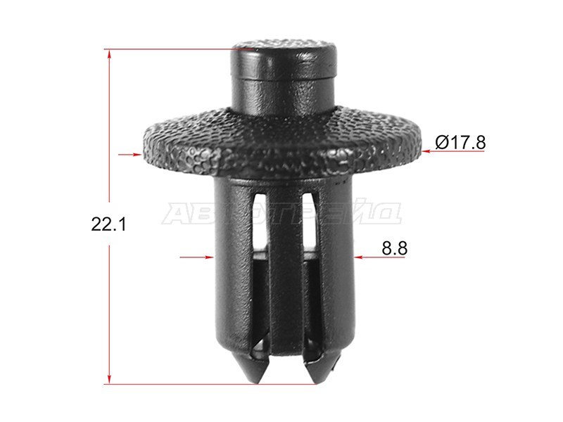 Клипса TOYOTA /LEXUS /MAZDA /HONDA (1 шт.) (SAT: ST-KJ-355)