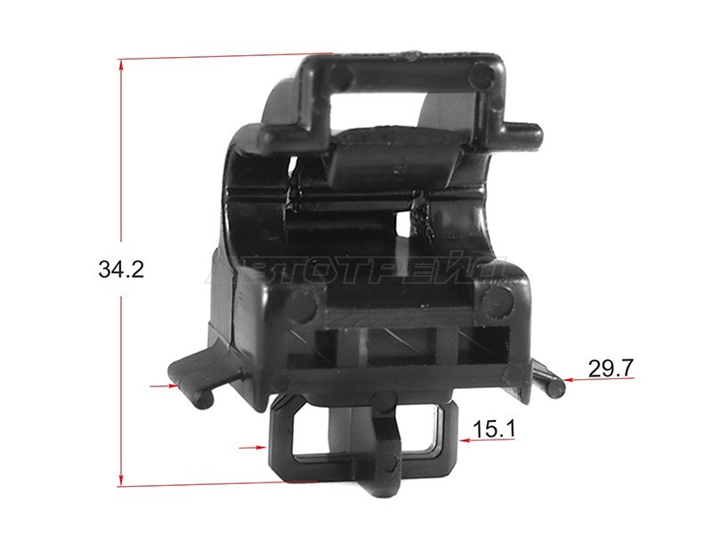 Клипса фиксатор HONDA (1 шт.) (SAT: ST-M10557)