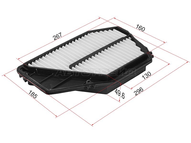 Фильтр воздушный HONDA ODYSSEY RA1-5 95-99 /Shuttle RA1,RA3 94-99 /ISUZU Aska CJ1 94-02 (SAT: ST-17220-P0A-000)