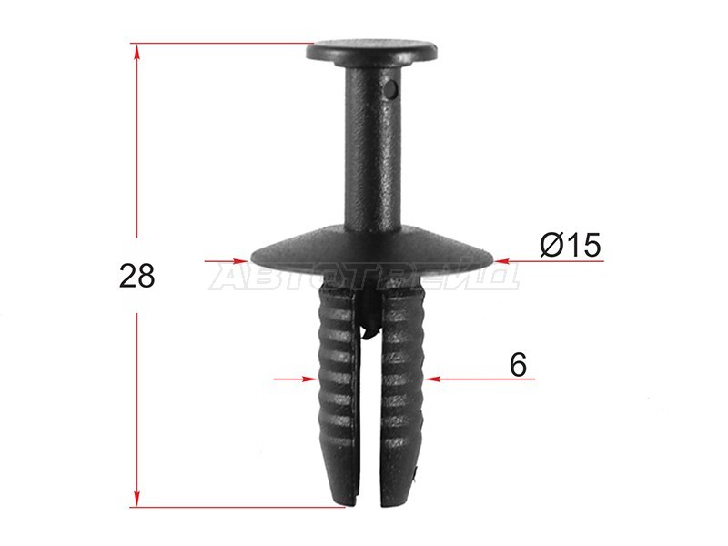 Клипса крепежная BMW /VAG (1 шт.) (SAT: ST-M12603)