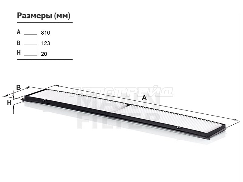 Фильтр салонный  BMW 1-SERIES E87 04- /3-SERIES E90 05- /X1 E84 09- (MANN: CU8430)