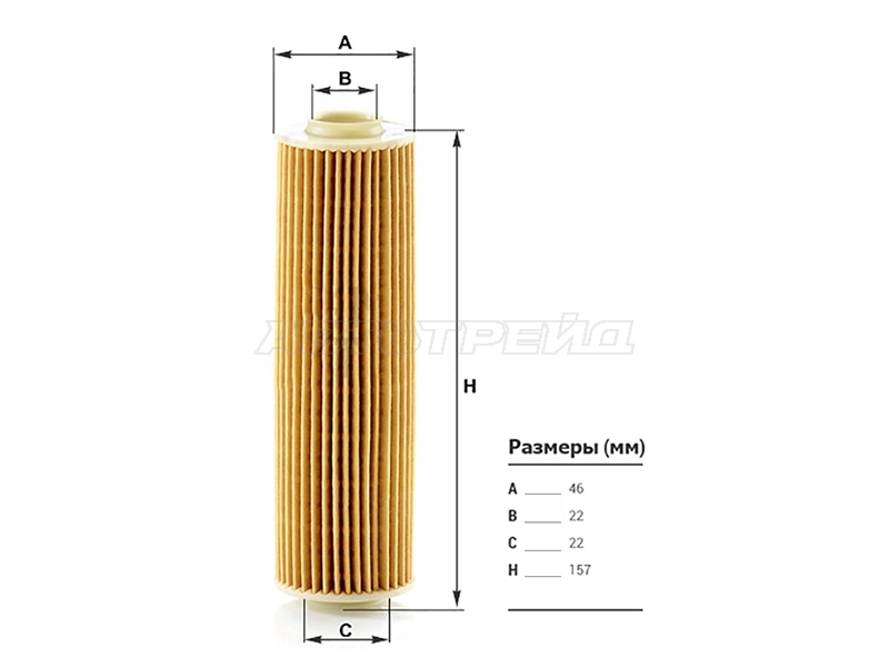 Фильтр масляный (картридж) MERCEDES W204 /C204 /S204 09-14 /W /S212 /A /C207 09- /SLK 11-15 (MANN: HU514Y)