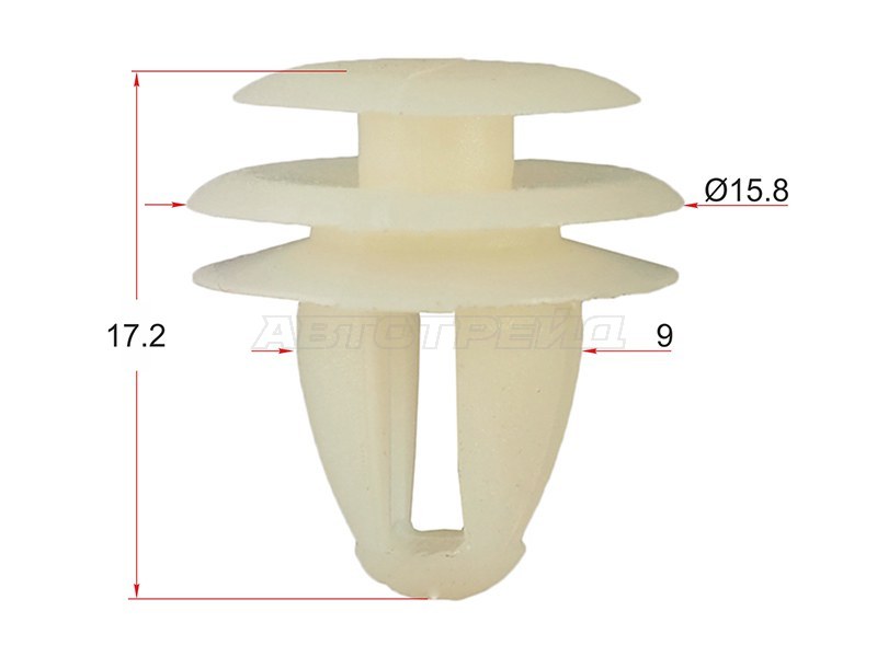 Клипса обшивки двери NISSAN (1 шт.) (SAT: ST-M11568)