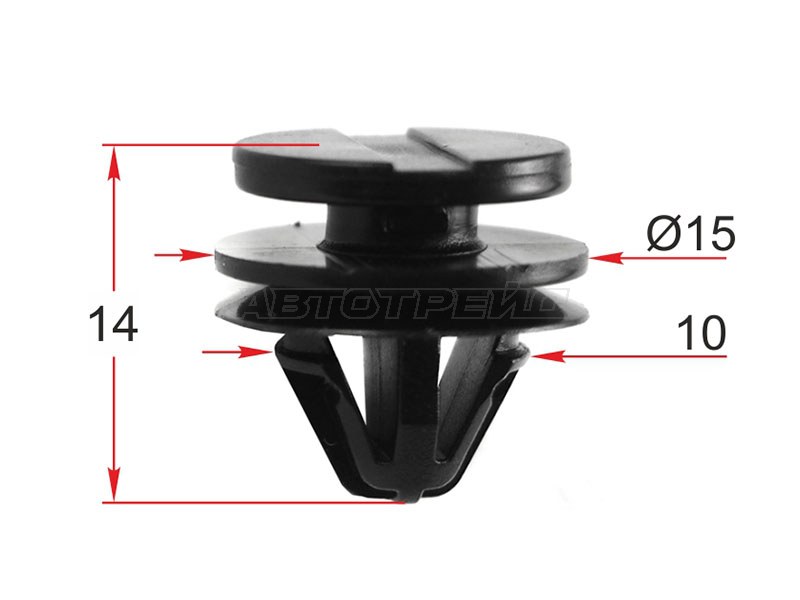 Клипса обшивки двери LAND ROVER (1 шт.) (SAT: ST-M12372)