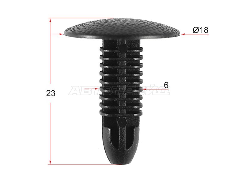 Клипса фиксатор NISSAN /HONDA (1 шт.) (SAT: ST-M10167)