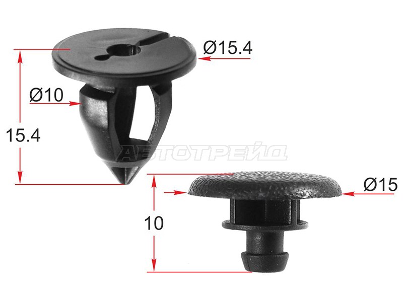 Клипса обшивки двери RENAULT (1 шт.) (SAT: ST-M12472)