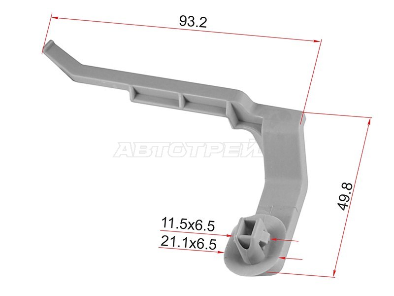 Клипса хомут эл. проводки TOYOTA /LEXUS (1 шт.) (SAT: ST-M10406)