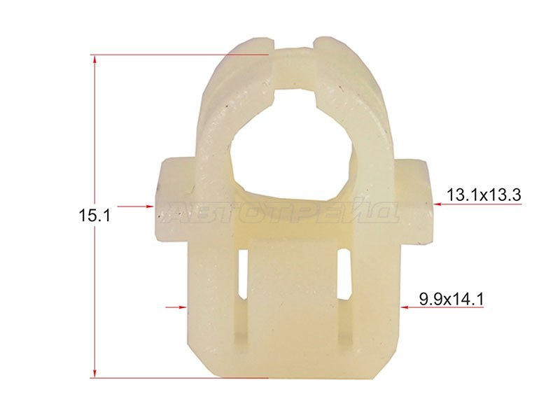 Клипса молдинга кузова HONDA (1 шт.) (SAT: ST-M10566)