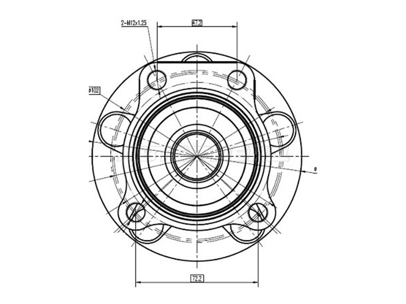 Ступичный узел перед SUBARU FORESTER SH,SJ  / IMPREZA GH  / LEGACY BP,BL,BM,BR (NTN: HUB213T-4)