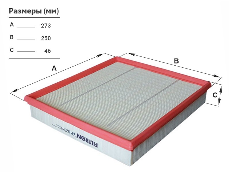 Фильтр воздушный FORD TRANSIT 06- (FILTRON: AP023/4)