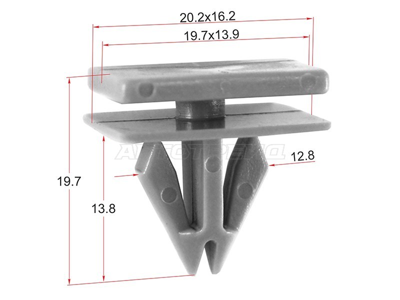 Клипса молдинга кузова GM (1 шт.) (SAT: ST-M11009)