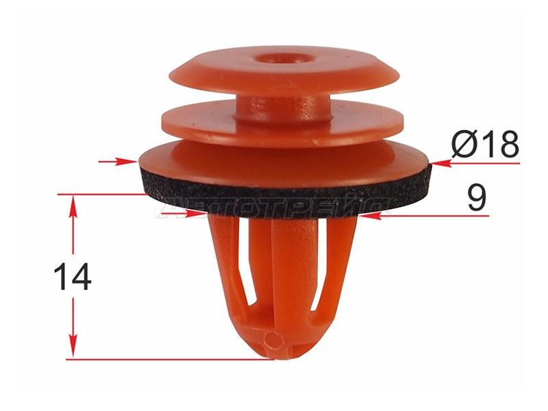 Клипса обшивки двери BMW /MINI /TOYOTA /LEXUS (1 шт.) (SAT: ST-M12420)