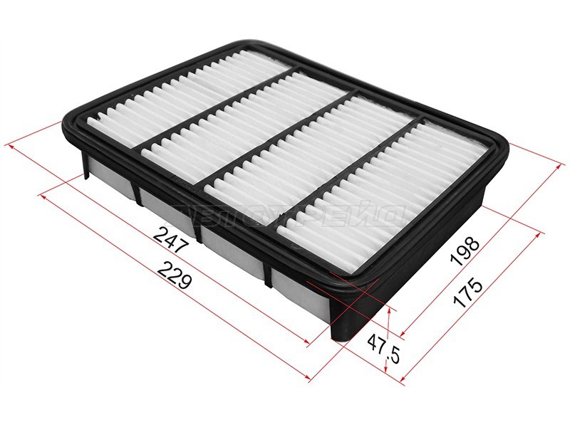 Фильтр воздушный MITSUBISHI GALANT 96-03 /SPACE RUNNER 99-02 /SPACE WAGON 98-04 (SAT: ST-XR529773)