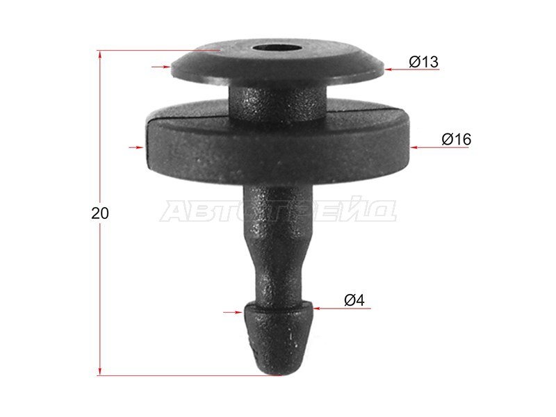 Клипса фиксатор NISSAN (1 шт.) (SAT: ST-M11604)