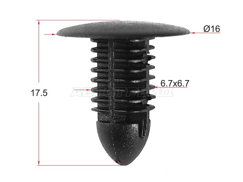 Клипса фиксатор TOYOTA /LEXUS (1 шт.) (SAT: ST-M10359)