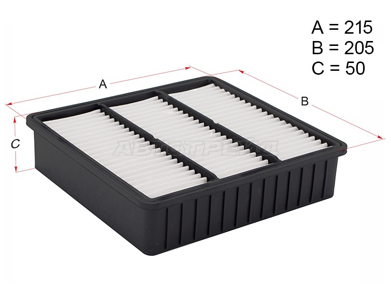 Фильтр воздушный MITSUBISHI AIRTREK /OUTLANDER 01-08 /COLT 95-03 /LANCER 00- /DION 99-05 (HOSU: HSAF0019)