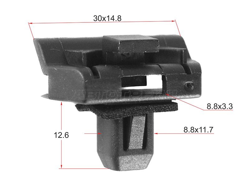 Клипса бампера TOYOTA /LEXUS (1 шт.) (SAT: ST-M10495)