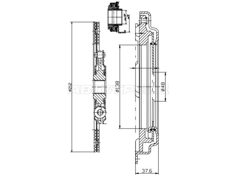 Комплект сцепления HONDA CIVIC EG /EF /EJ /EK /ES /EU 87-05 /HR-V 98-05 1,4 /1,6 (SAT: ST-WHO005)