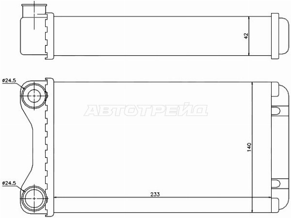 Радиатор отопителя салона  AUDI A4 /S4 00-09 /SEAT EXEO 09- (SAT: ST-AU26-395-0)