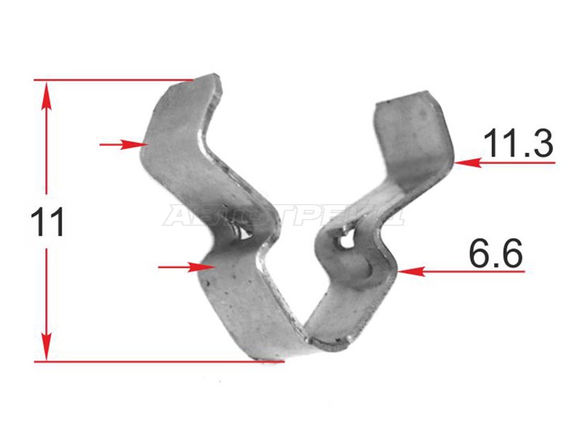 Скоба металлическая HONDA /ACURA (1 шт.) (SAT: ST-M12646)