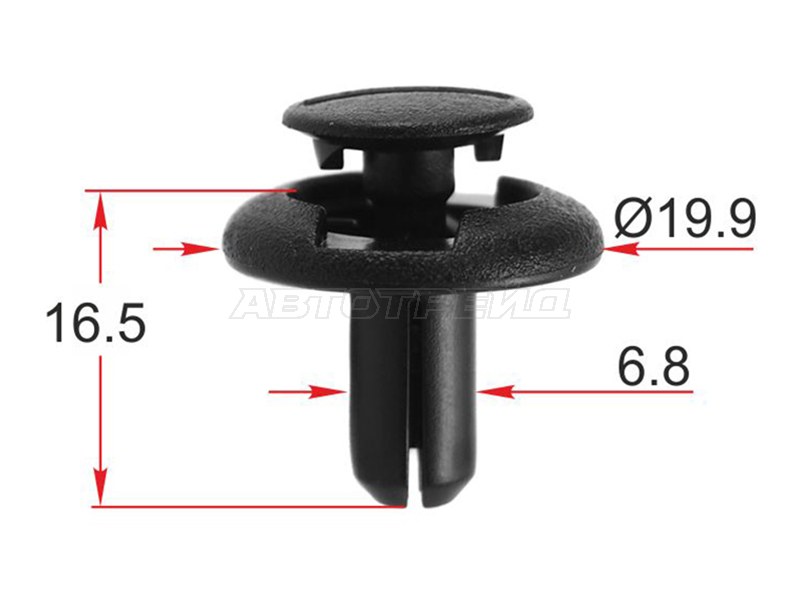 Клипса крепежная SUBARU (1 шт.) (SAT: ST-M12542)