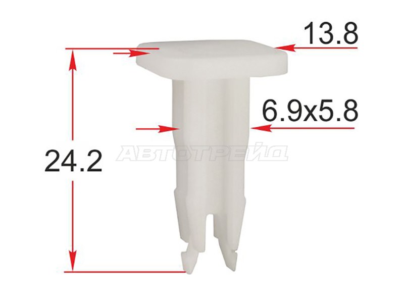 Клипса TOYOTA /LEXUS (1 шт.) (SAT: ST-M12274)