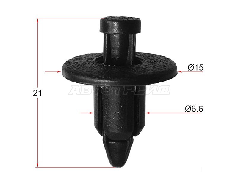 Клипса GM /LEXUS /MITSUBISHI /SUBARU /SUZUKI /TOYOTA (1 шт.) (SAT: ST-KJ-034)