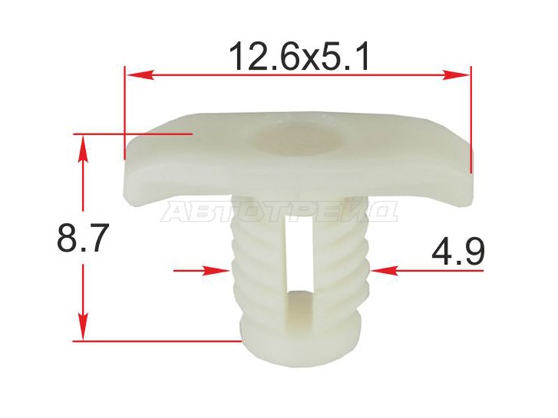 Клипса уплотнителя двери VAG (1 шт.) (SAT: ST-M12559)