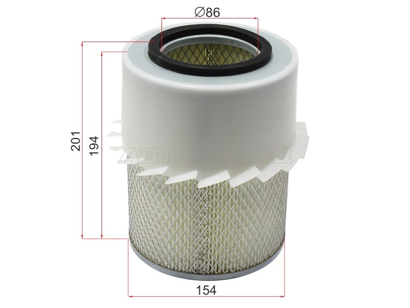 Фильтр воздушный MITSUBISHI PAJERO SPORT 96-08 /CHALLENGER K9# 96-01 /L200 96-06 4D56 (SAT: ST-MR323949)